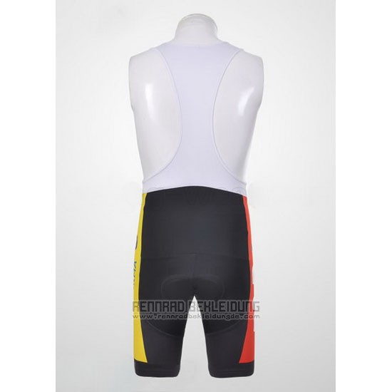 2011 Fahrradbekleidung Omega Pharma Lotto Champion Belga Trikot Kurzarm und Tragerhose